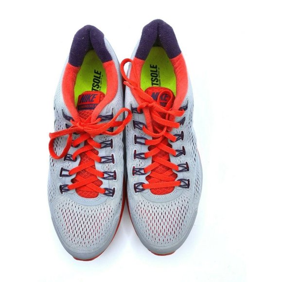 NIKE LUNARGLIDE+4 RUNNING GREY RED PURPLE 524977-013 MENS US 8.5 SIZE - Picture 4 of 9